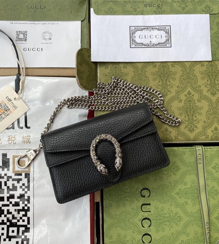 Gucci Dionysus leather super mini bag