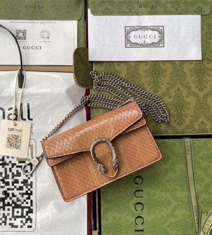 Gucci Dionysus super mini snakeskin bag
