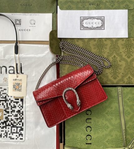 Gucci Dionysus super mini snakeskin bag