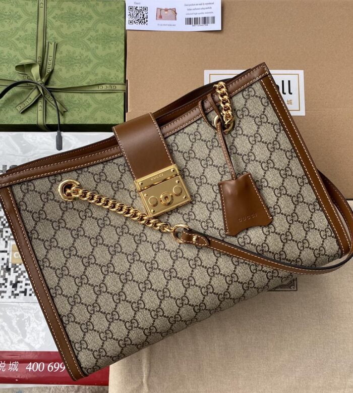 padlock medium gg shoulder gucci bag (3)