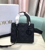 Small Lady Dior Bag Ultramatte Calfskin Handbags