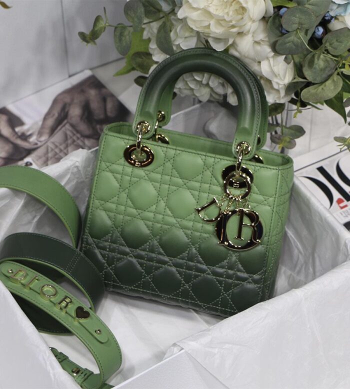 Small Lady Dior My Abcdior Bag Gradient Handbags