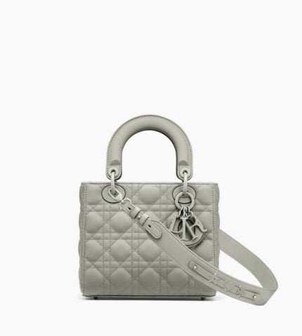 Small Lady Dior My Abcdior Bag Ultramatte Calfskin Handbags