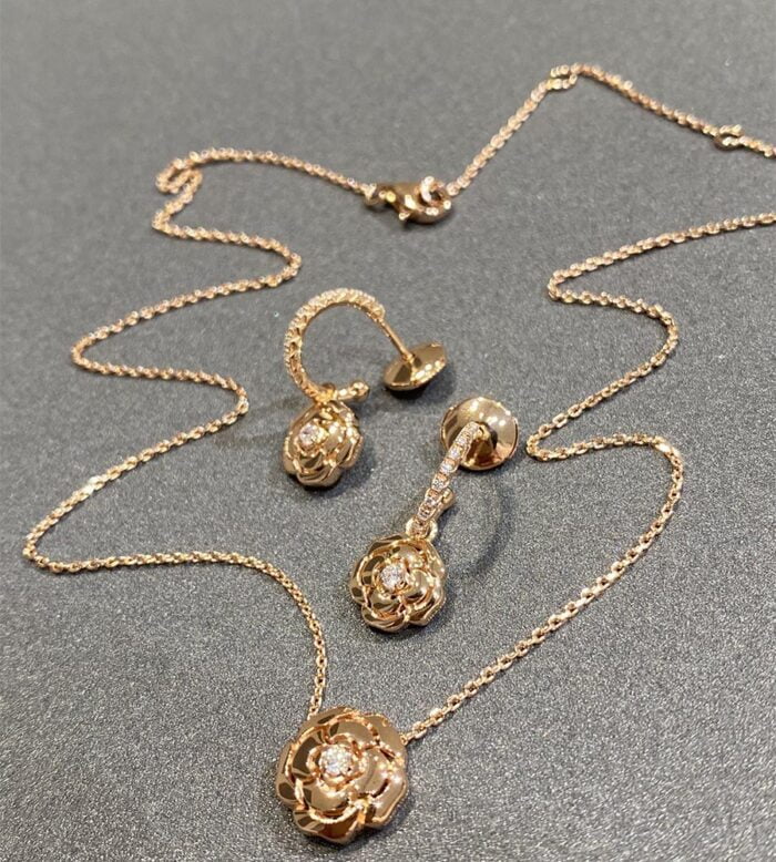 chanel extrait de camÉlia necklace&earrings (18)