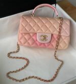 chanel mini flap bag with top handle huancai (10)