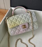 chanel mini flap bag with top handle huancai (3)