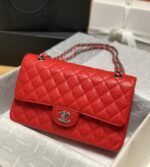 chanel classic handbag caviar leather (1)