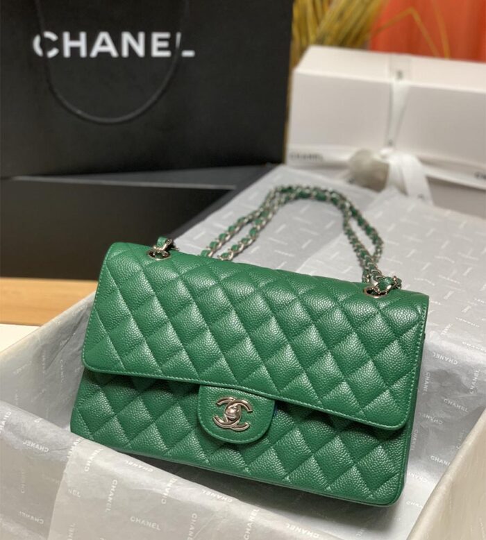 chanel classic handbag caviar leather (10)