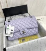 chanel classic handbag caviar leather (102)