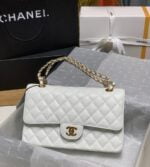 chanel classic handbag caviar leather (55)