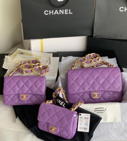 chanel large flap bag as3215 (4)