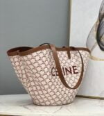 medium couffin bag in triomphe canvas with celine print (2)