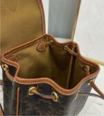 mini backpack folco in triomphe canvas and calfskin (1)