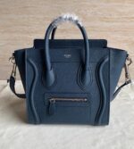 mini luggage handbag in drummed calfskin (17)