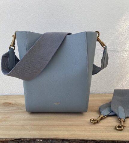 sangle small bucket bag in soft grained calfskin (45)