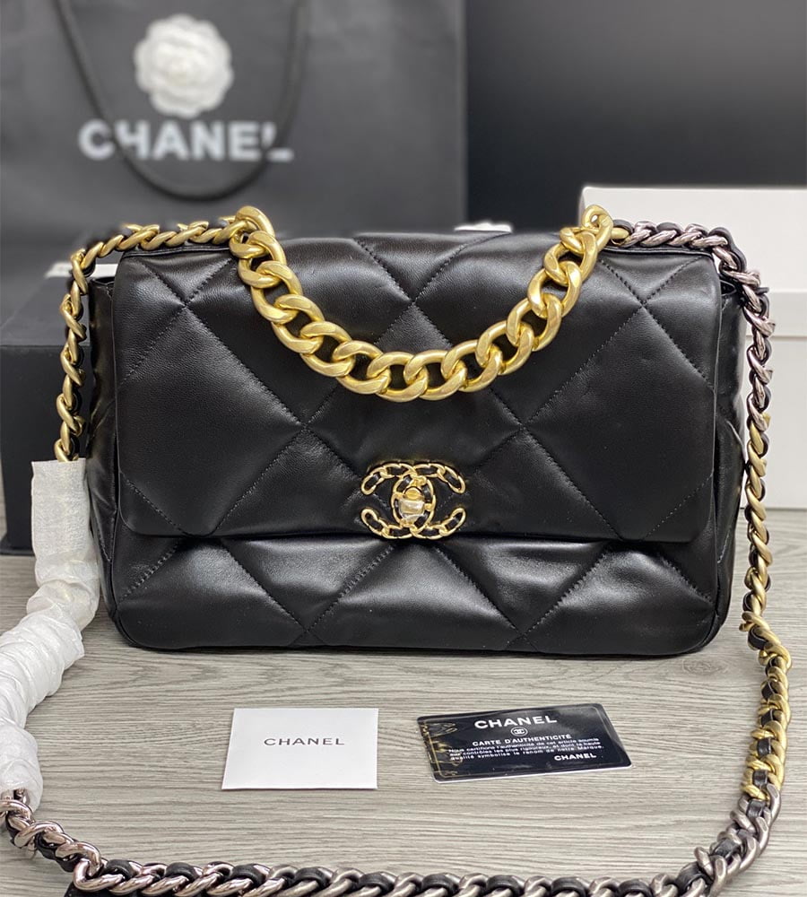brown chanel 19