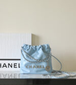 chanel 23a mini 22 bag authentic quality (45)