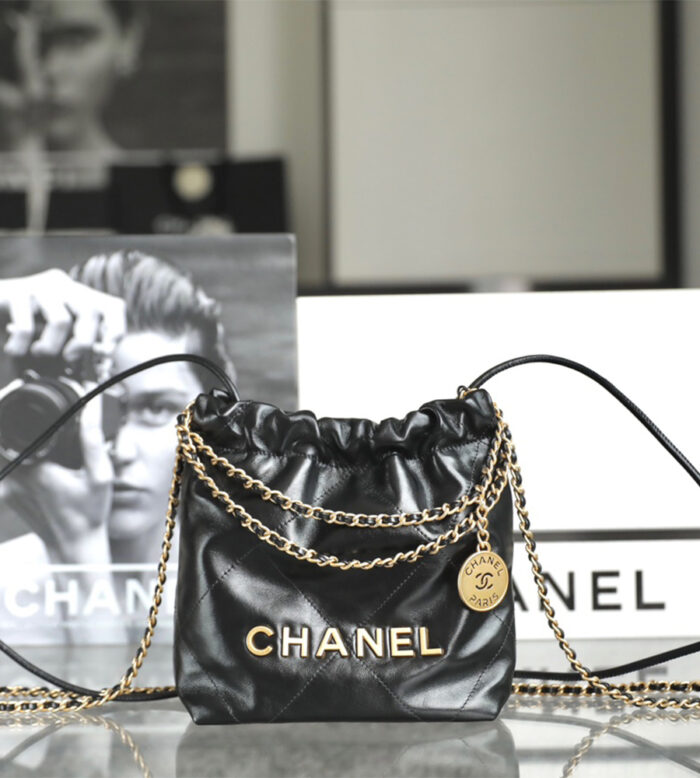 chanel 23a mini 22 bag authentic quality (9)