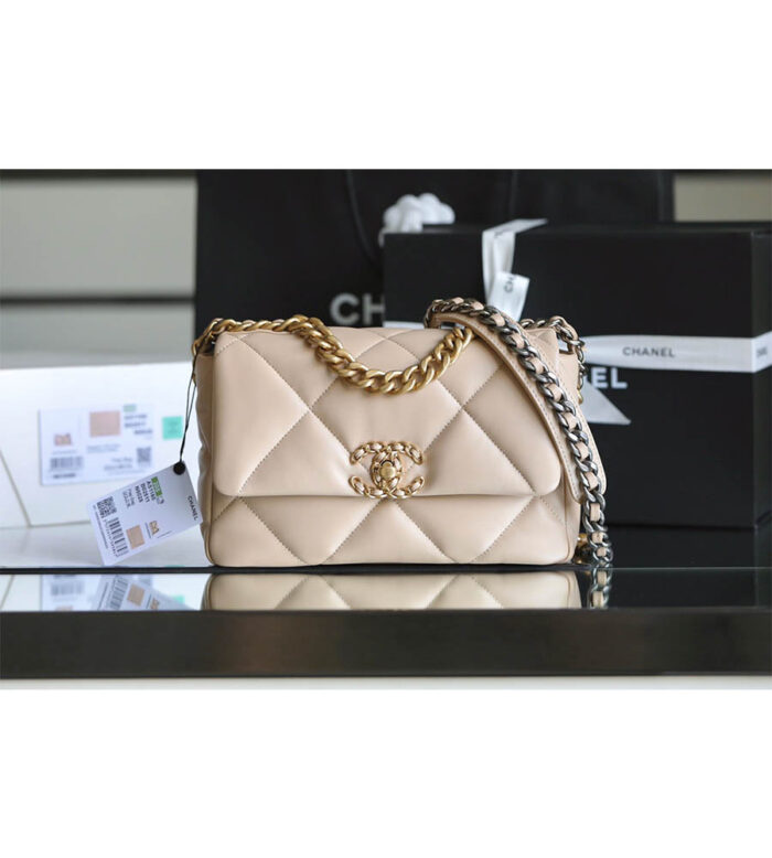 chanel small 19 bag authentic quality (72)